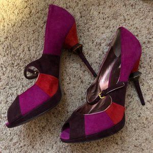 Miu Miu Suede Mary Jane style heels - 39